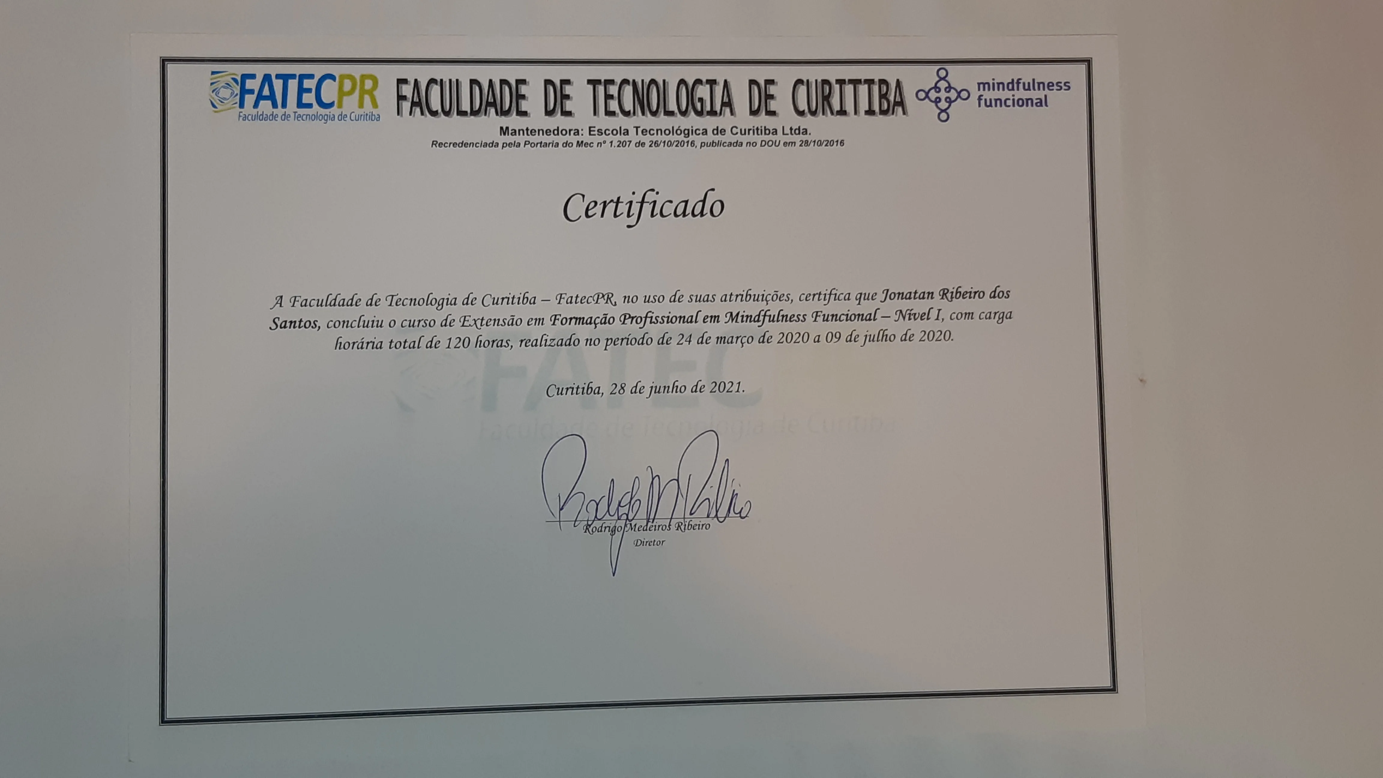 FatecPR – Mindfulness Funcional Nível I